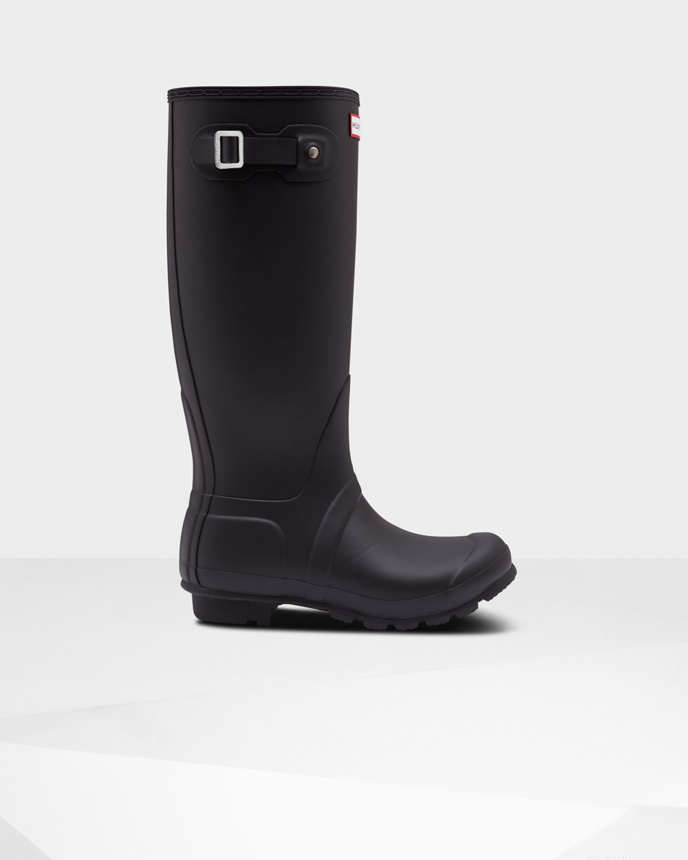 Womens Tall Rain Boots - Hunter Original Insulated (08QUOEAGI) - Black